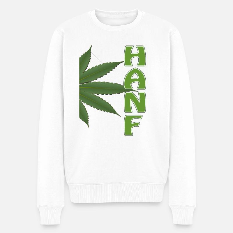 CHANVRE - Pull Premium bio Homme - blanc