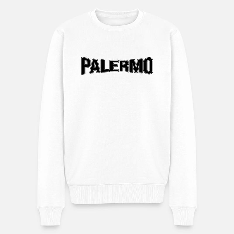 Palerme - Pull Premium bio Homme - blanc