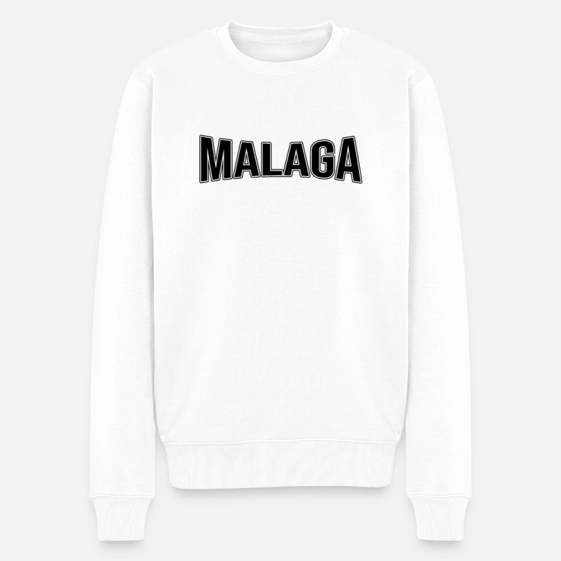 Malaga - Pull Premium bio Homme - blanc