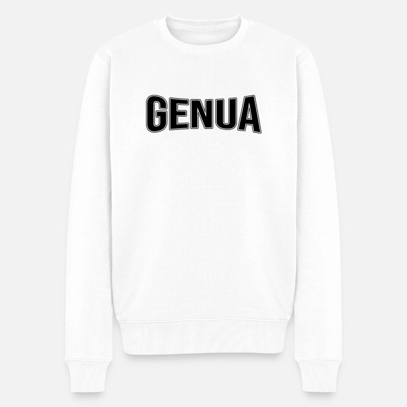 Gênes - Pull Premium bio Homme - blanc