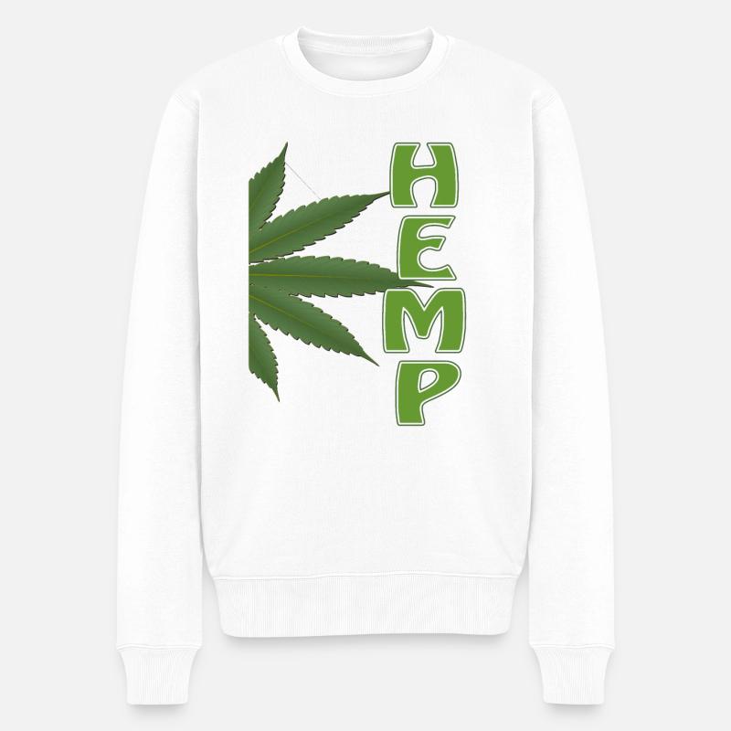 CHANVRE - Pull Premium bio Homme - blanc