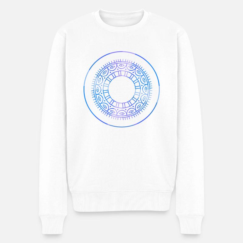 sarcastic magic of coding spell - Men's Premium Organic Jumper - white
