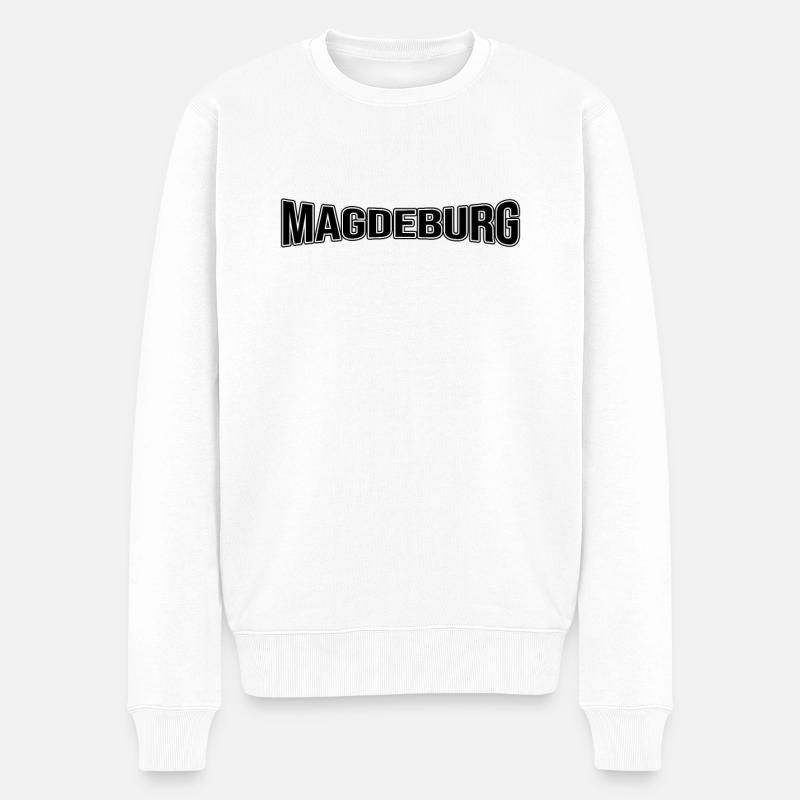 Magdebourg - Pull Premium bio Homme - blanc