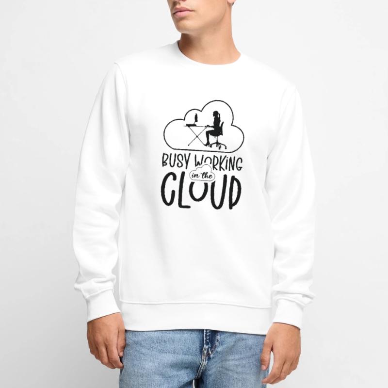 Encodage des programmeurs de cloud computing Pull Premium bio Homme