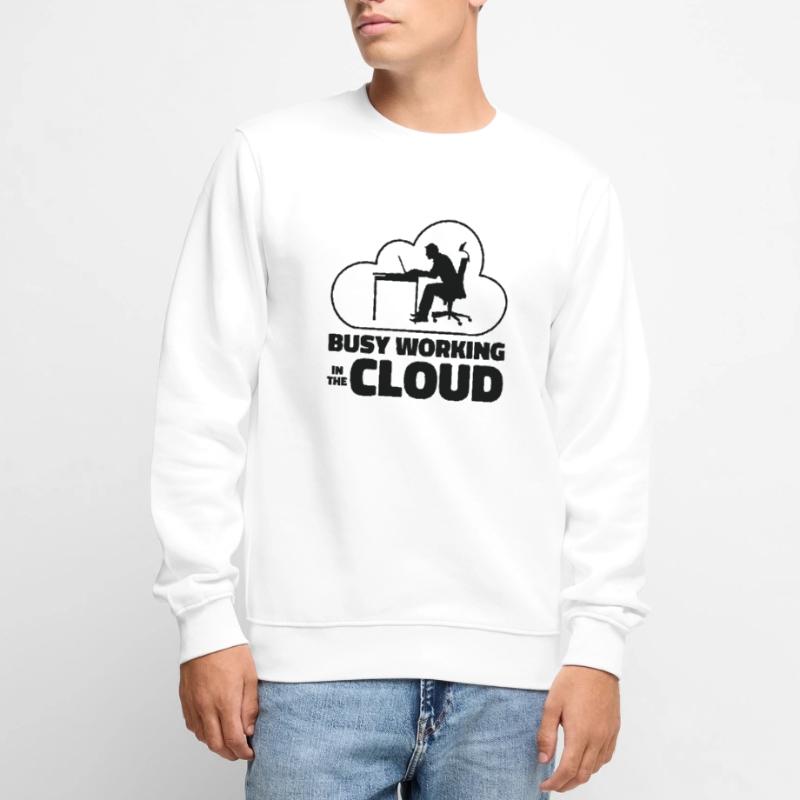 Encodage des programmeurs de cloud computing Pull Premium bio Homme