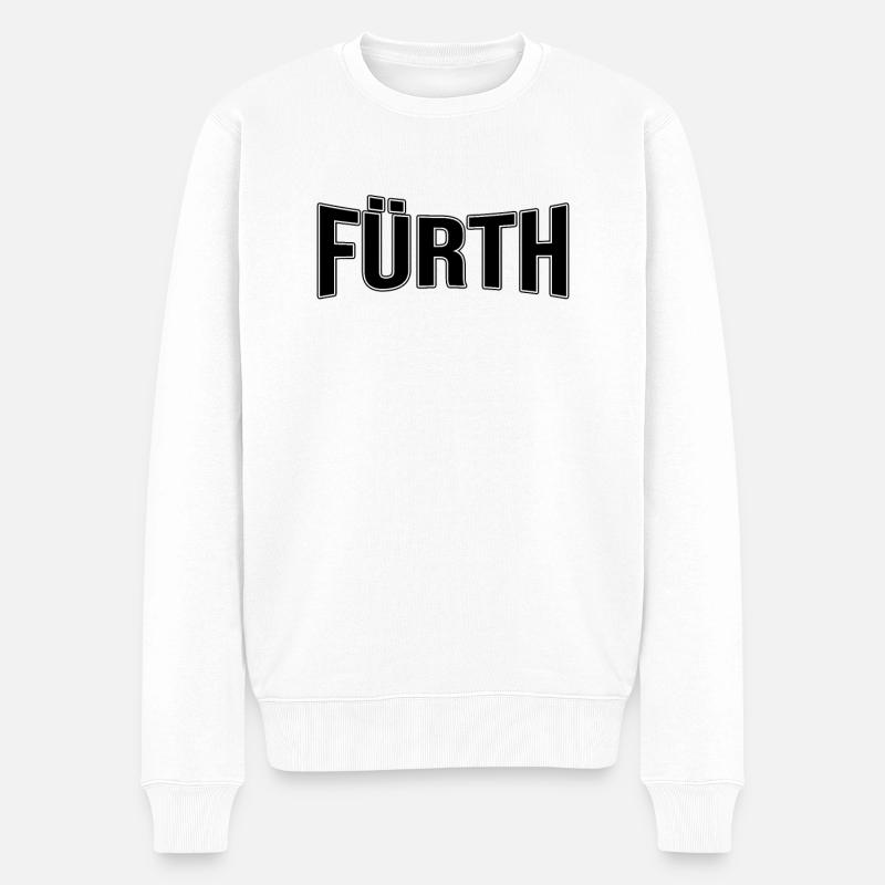 Fürth - Männer Premium Bio Pullover - Weiß