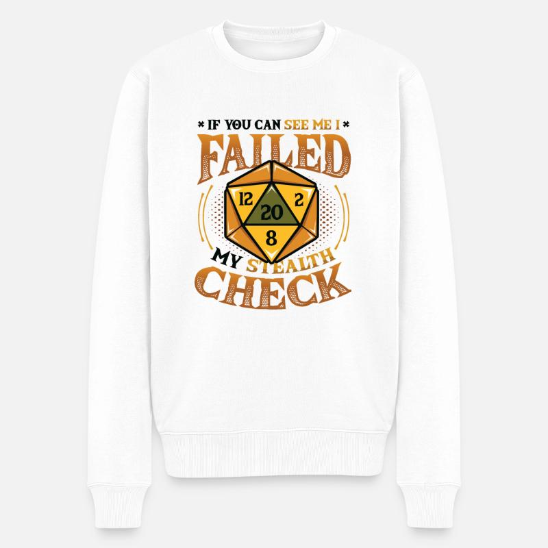 Si vous pouvez me voir, - Pull Premium bio Homme - blanc