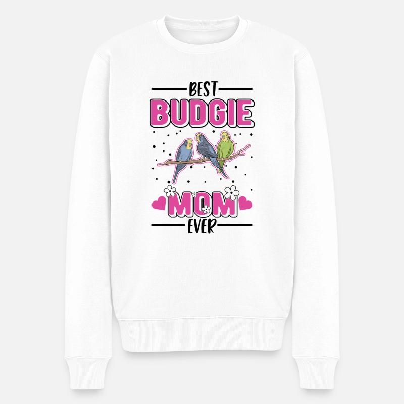 Perruche Mama Welli Perruche - Pull Premium bio Homme - blanc