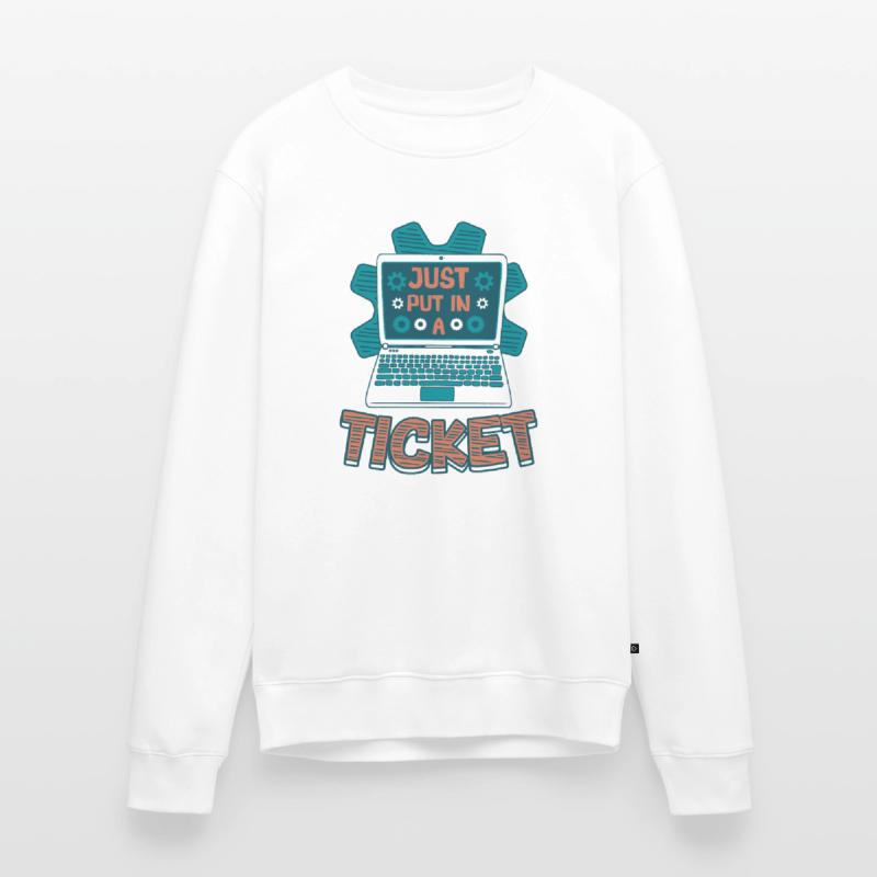 Ouvrez simplement un ticket Help Desk Tech Support Pull Premium bio Homme