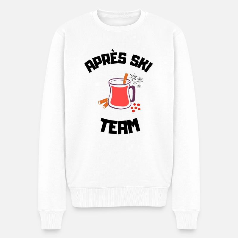Équipe après-ski - Pull Premium bio Homme - blanc