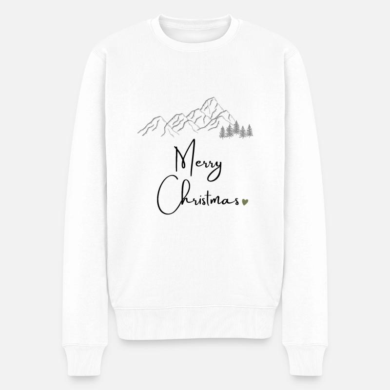 Joyeux Noël - Pull Premium bio Homme - blanc