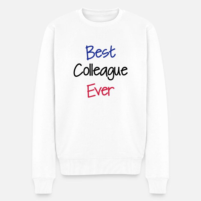collègue , entreprise , travail , bureau - Pull Premium bio Homme - blanc
