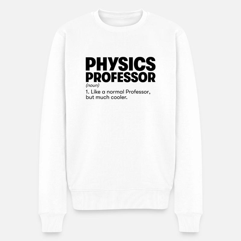 Professeur de physique - Pull Premium bio Homme - blanc