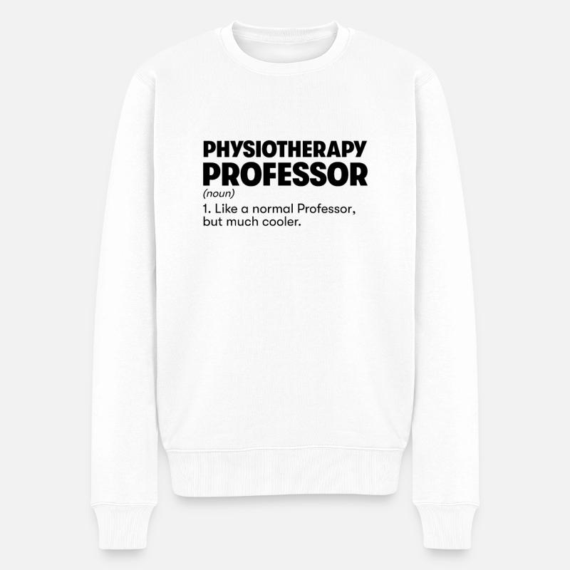 Professeur de physiothérapie - Pull Premium bio Homme - blanc