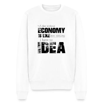Économie - Pull Premium bio Homme - blanc - Devant - Thijin (182cm)
