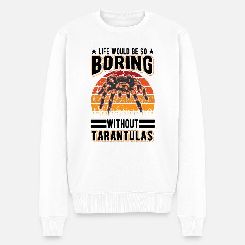 Tarentule Araignée Tarentule - Pull Premium bio Homme - blanc