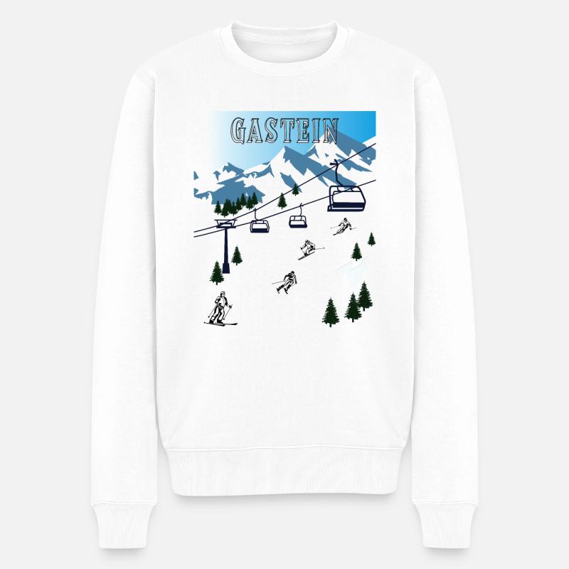 SKI GASTEIN - Pull Premium bio Homme - blanc