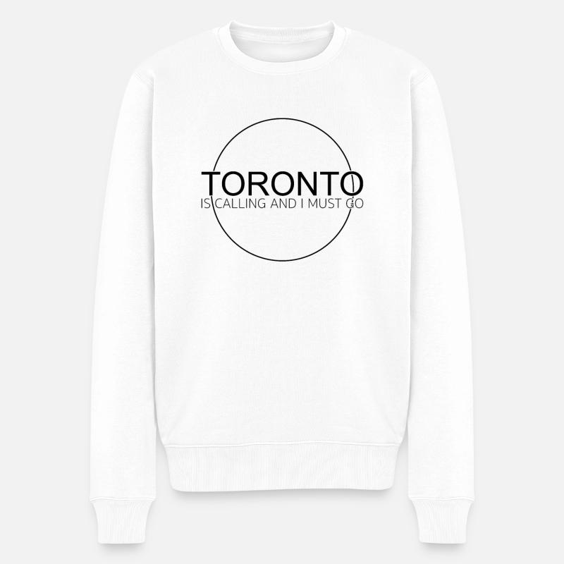 Citation de Toronto - Pull Premium bio Homme - blanc