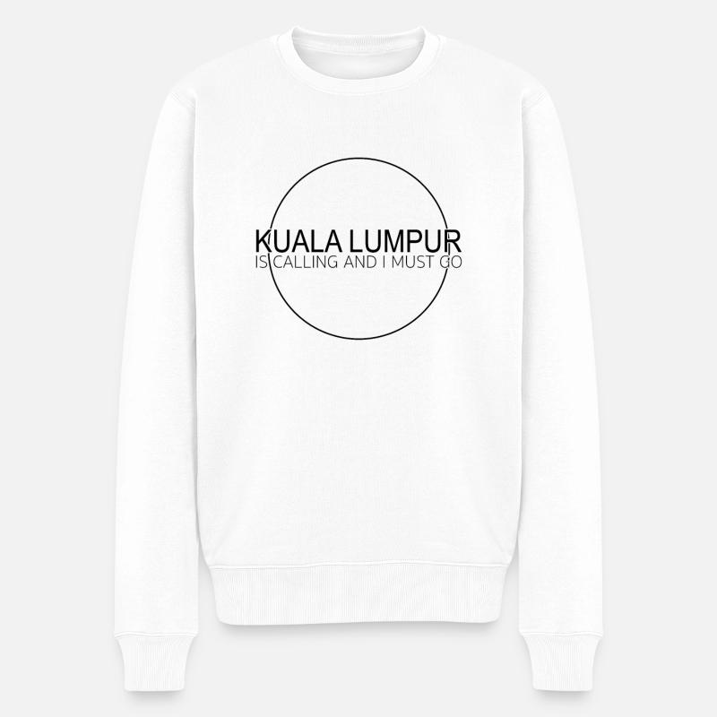 Citation de Kuala Lumpur - Pull Premium bio Homme - blanc