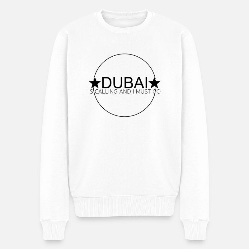 Dubaï Citation - Pull Premium bio Homme - blanc