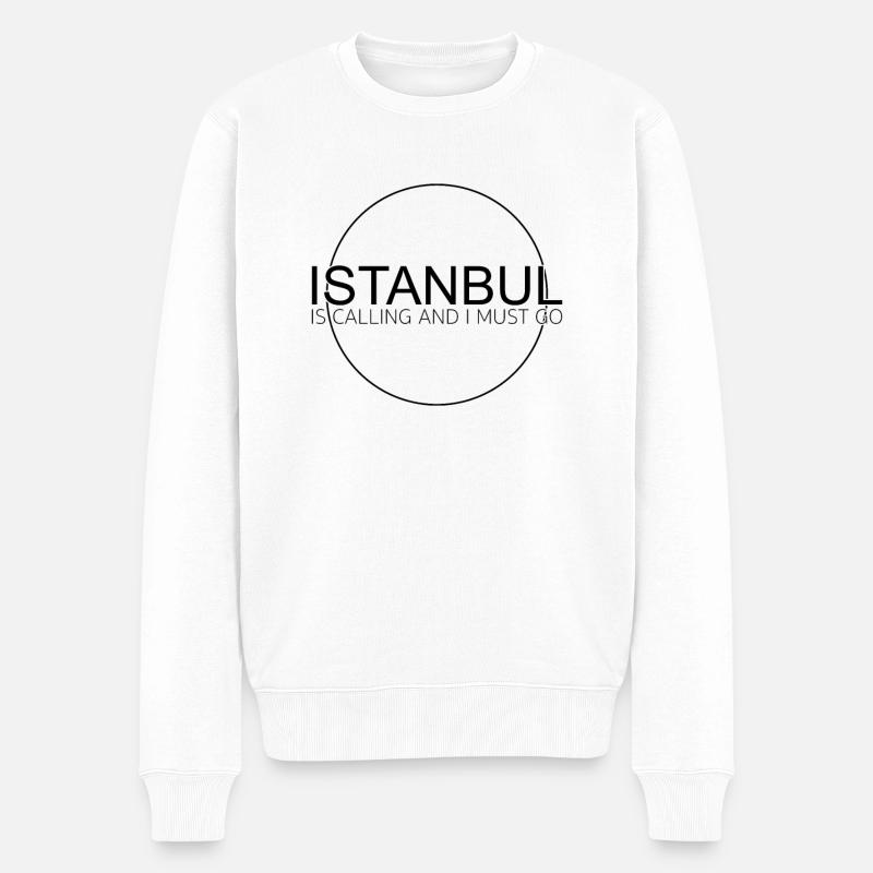 Istanbul - Pull Premium bio Homme - blanc