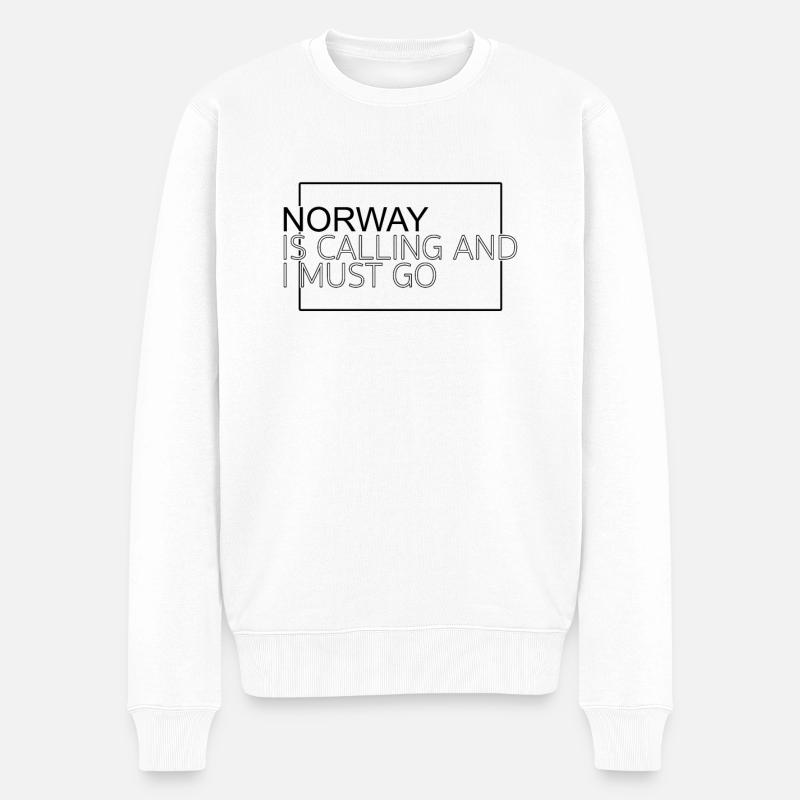 Norvège Dicton - Pull Premium bio Homme - blanc