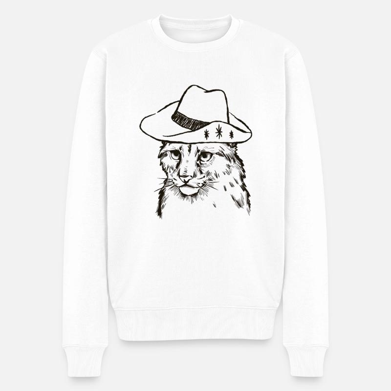 Lynx Cowboy - Pull Premium bio Homme - blanc