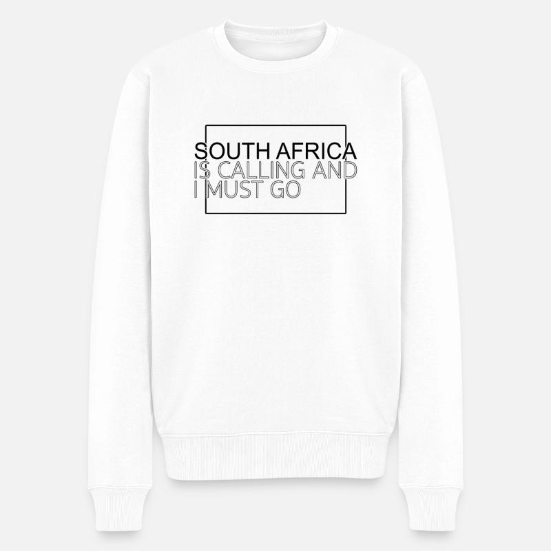 Citation Afrique du Sud - Pull Premium bio Homme - blanc