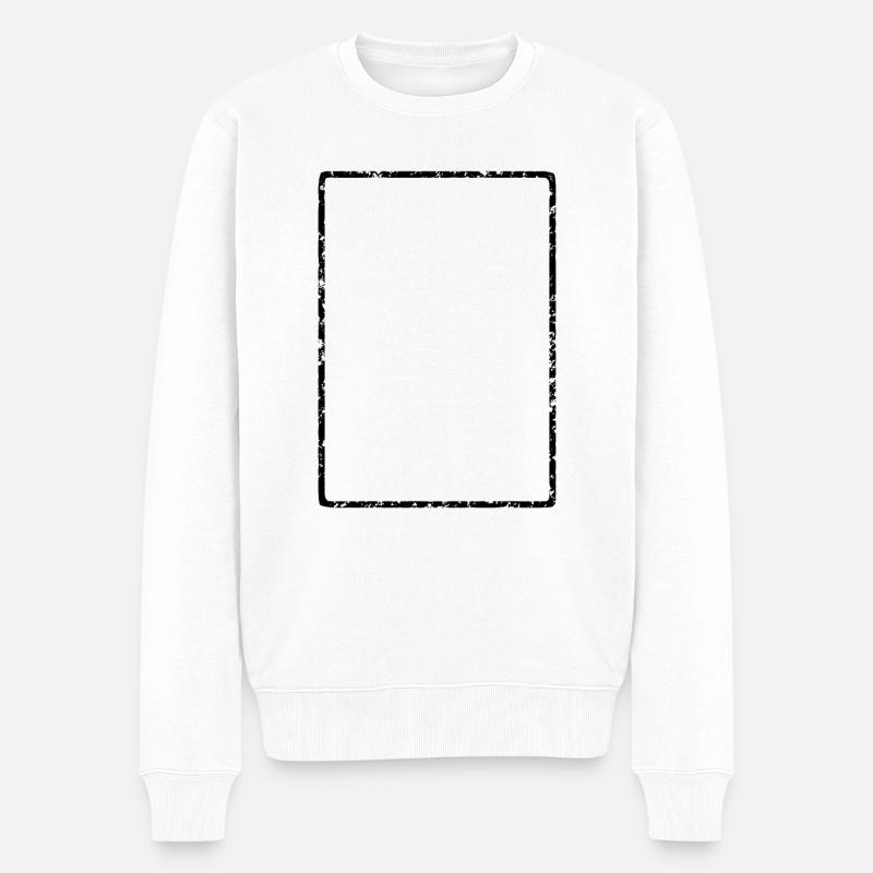 Frontière - Pull Premium bio Homme - blanc