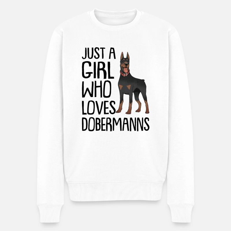 Doberman - Pull Premium bio Homme - blanc