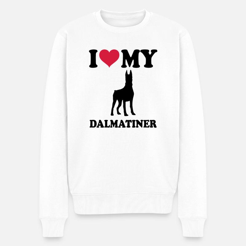 Doberman - Pull Premium bio Homme - blanc