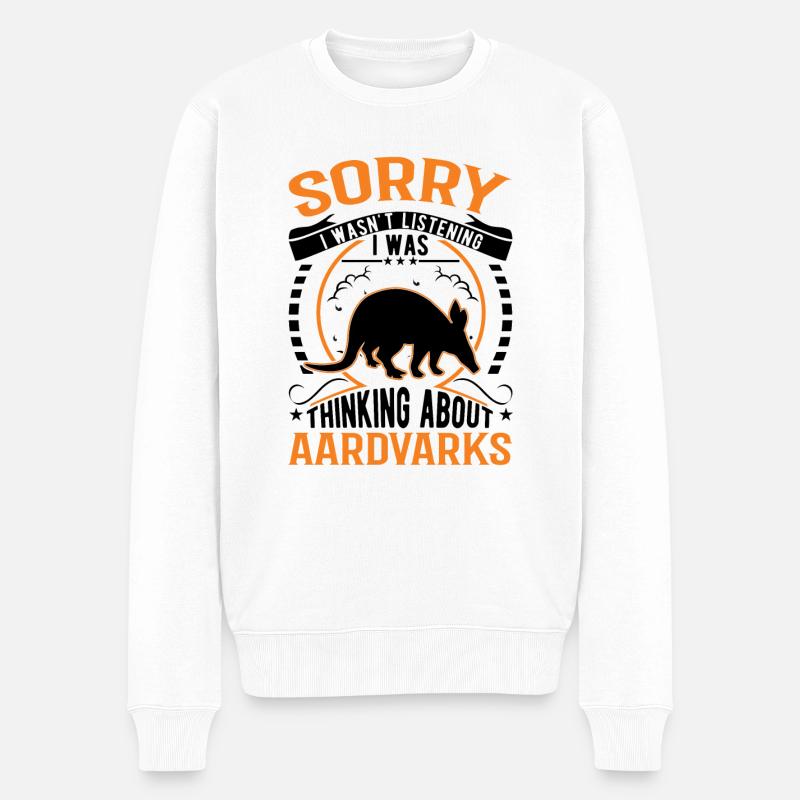 Aardvark Cadeau Aardvark - Pull Premium bio Homme - blanc