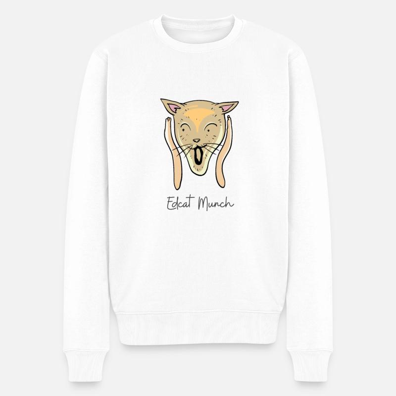 Kunstgeschichte Bildende Kunst Expressionismus - Männer Premium Bio Pullover - Weiß