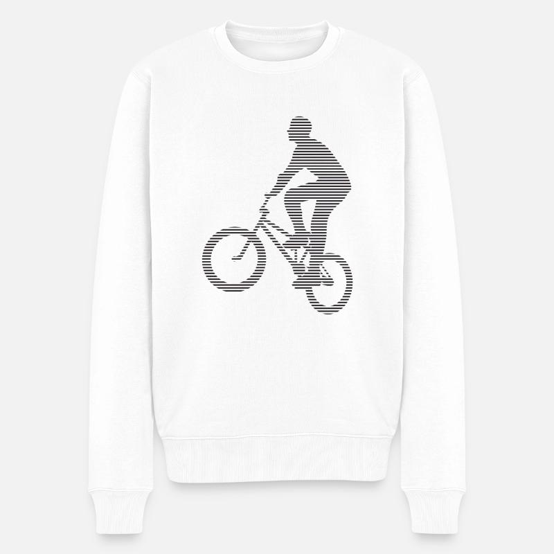 Le BMX - Pull Premium bio Homme - blanc