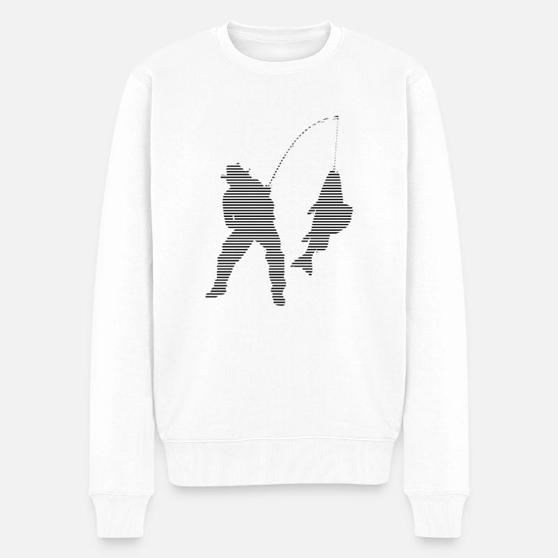 Pêche - Pull Premium bio Homme - blanc