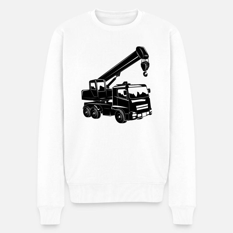 Grutier - Pull Premium bio Homme - blanc