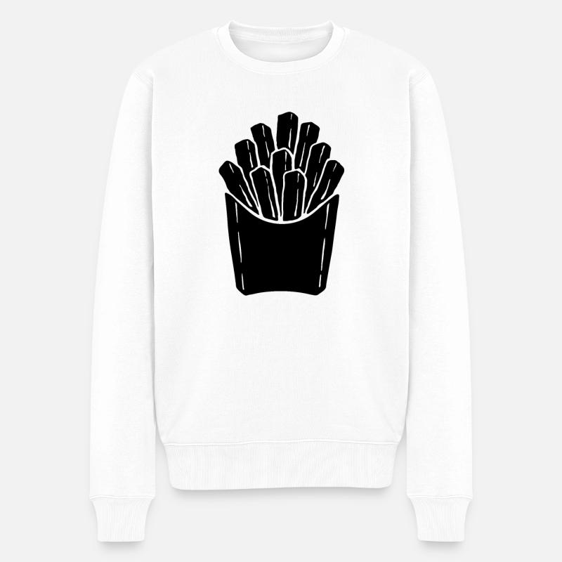 Chips - Pull Premium bio Homme - blanc