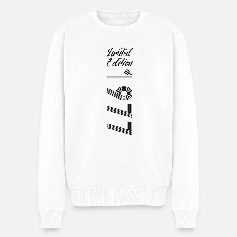 Édition limitée 1977 - Pull Premium bio Homme - blanc