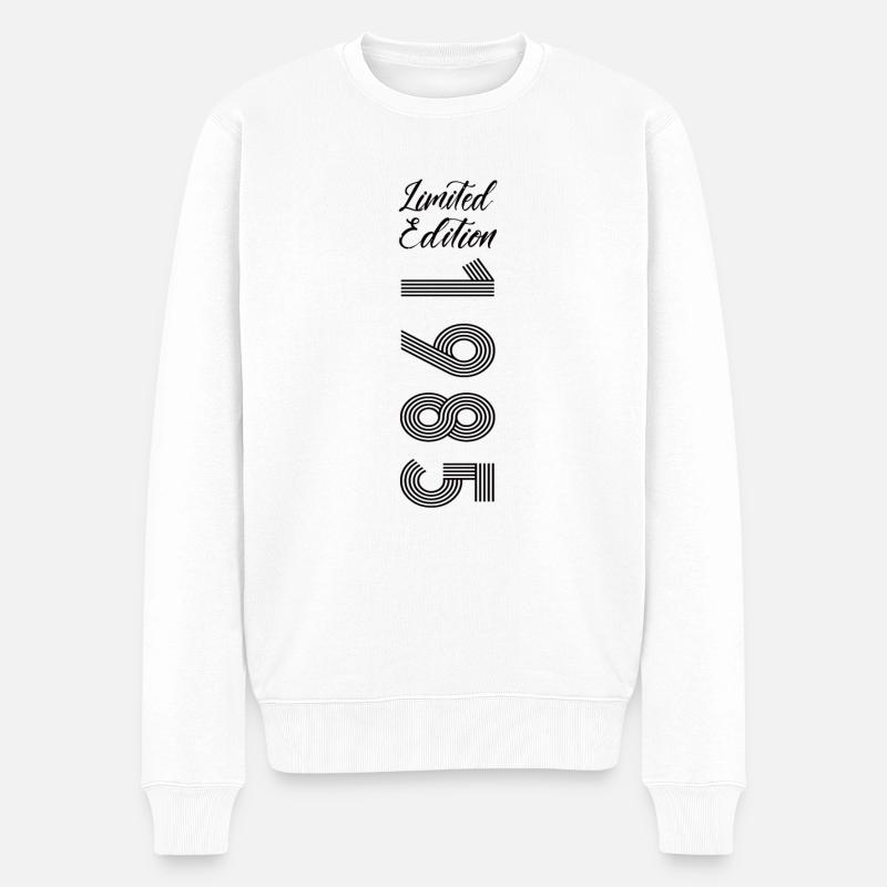 Édition limitée 1985 - Pull Premium bio Homme - blanc