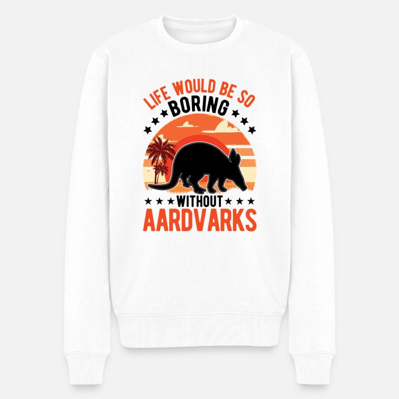 Aardvark Cadeau Aardvark - Pull Premium bio Homme - blanc