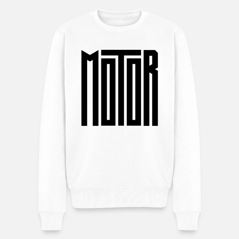 Moteur - Pull Premium bio Homme - blanc