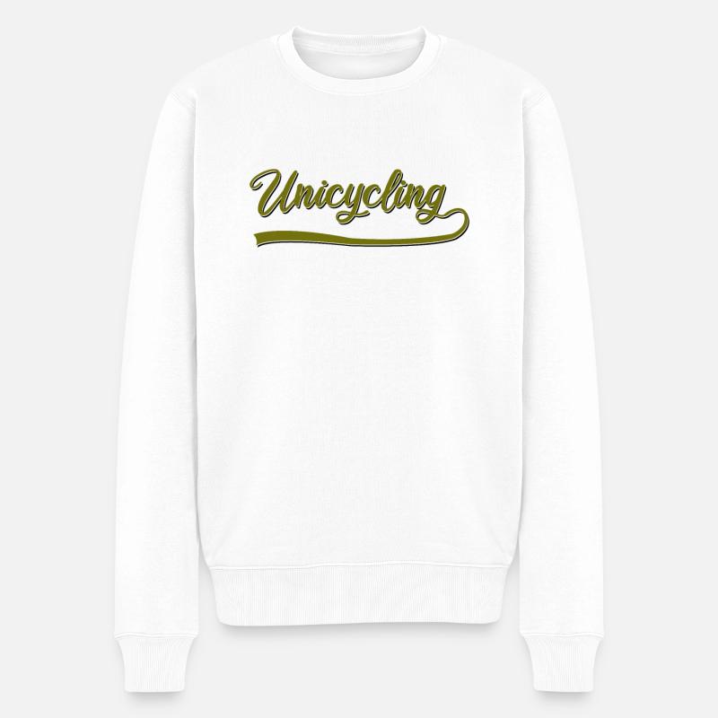 Monocycle - Pull Premium bio Homme - blanc