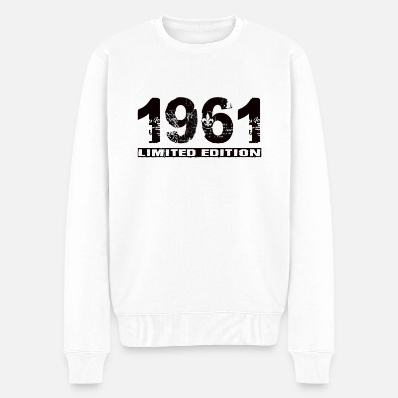 Édition limitée 1961 - Pull Premium bio Homme - blanc