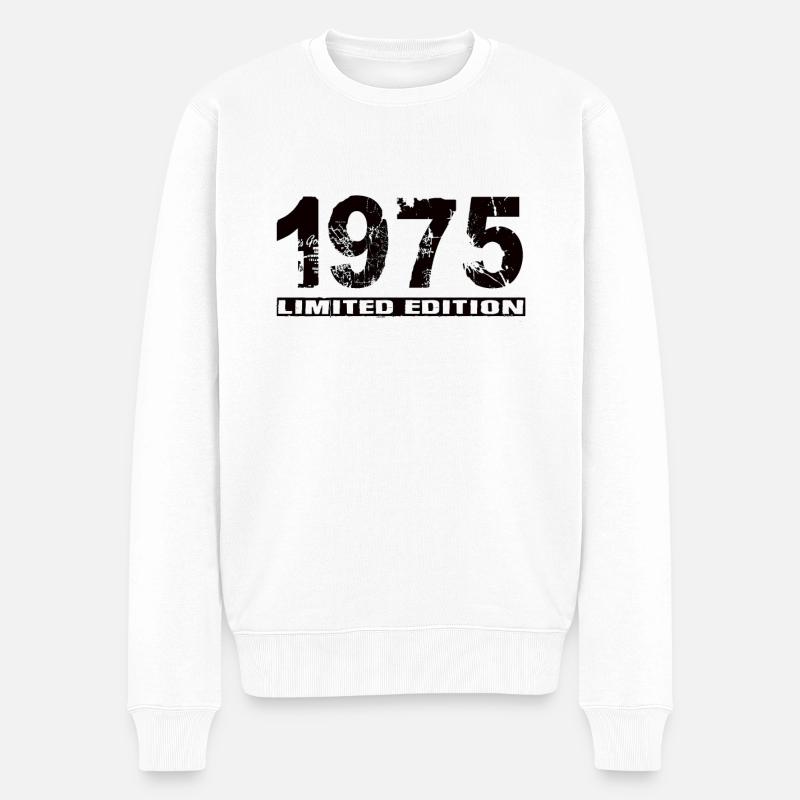 Édition limitée 1975 - Pull Premium bio Homme - blanc