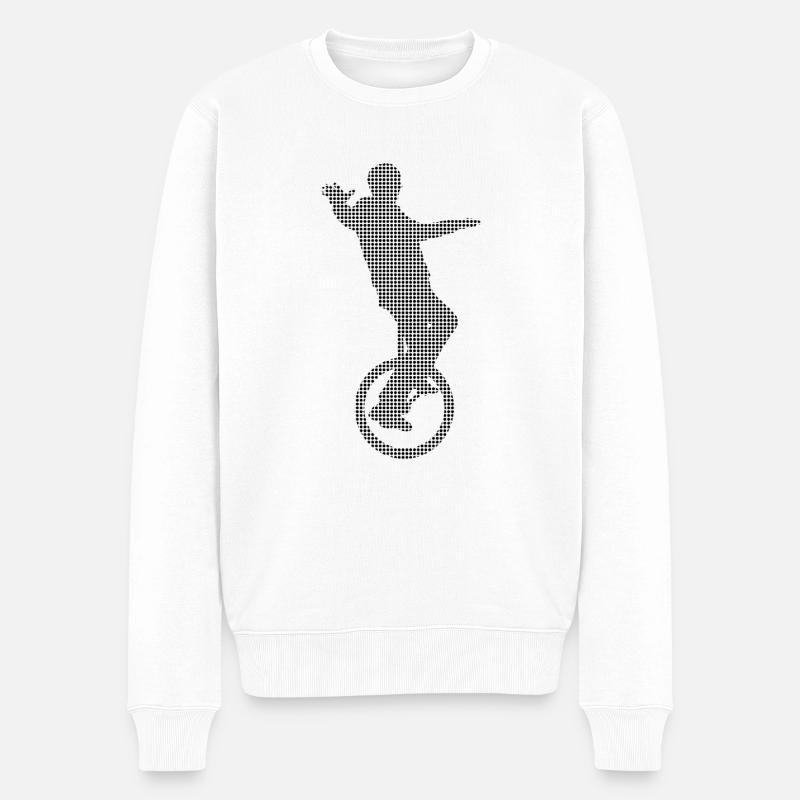 Monocycle - Pull Premium bio Homme - blanc