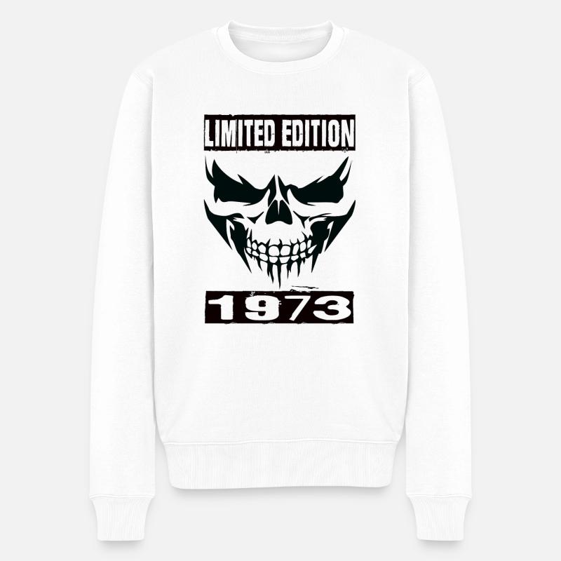 Limited Edition 1973 - Männer Premium Bio Pullover - Weiß