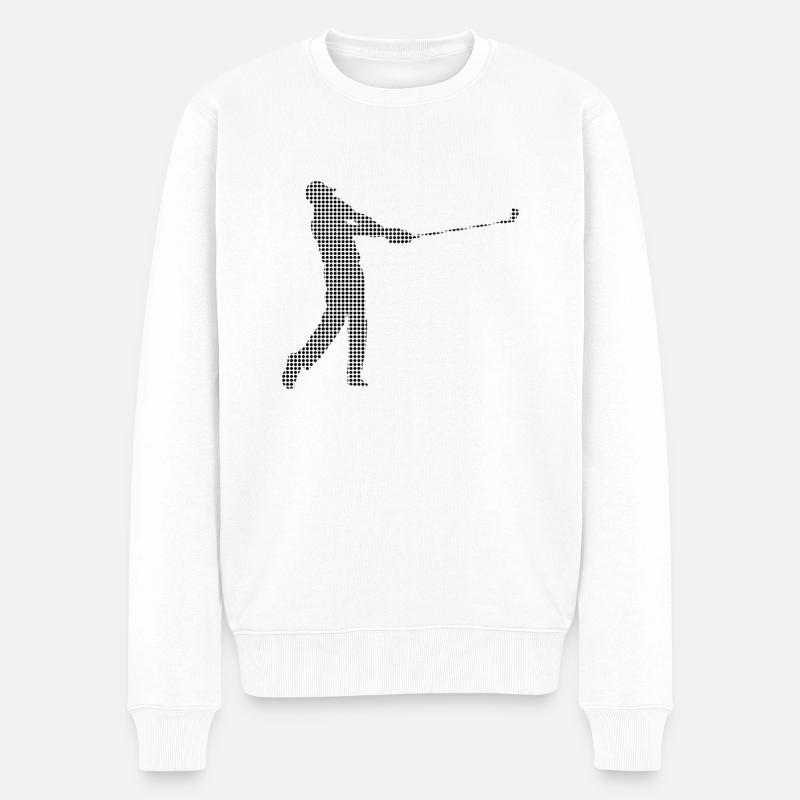 Golfe - Pull Premium bio Homme - blanc