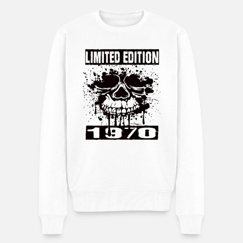 Édition limitée 1970 - Pull Premium bio Homme - blanc