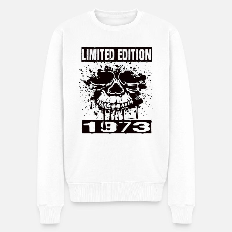 Limited Edition 1973 - Männer Premium Bio Pullover - Weiß