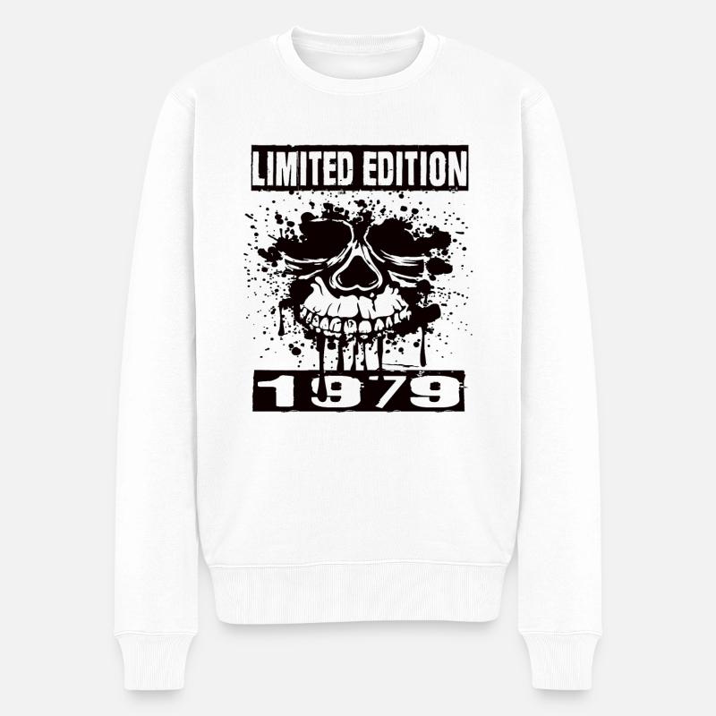 Limited Edition 1979 - Männer Premium Bio Pullover - Weiß
